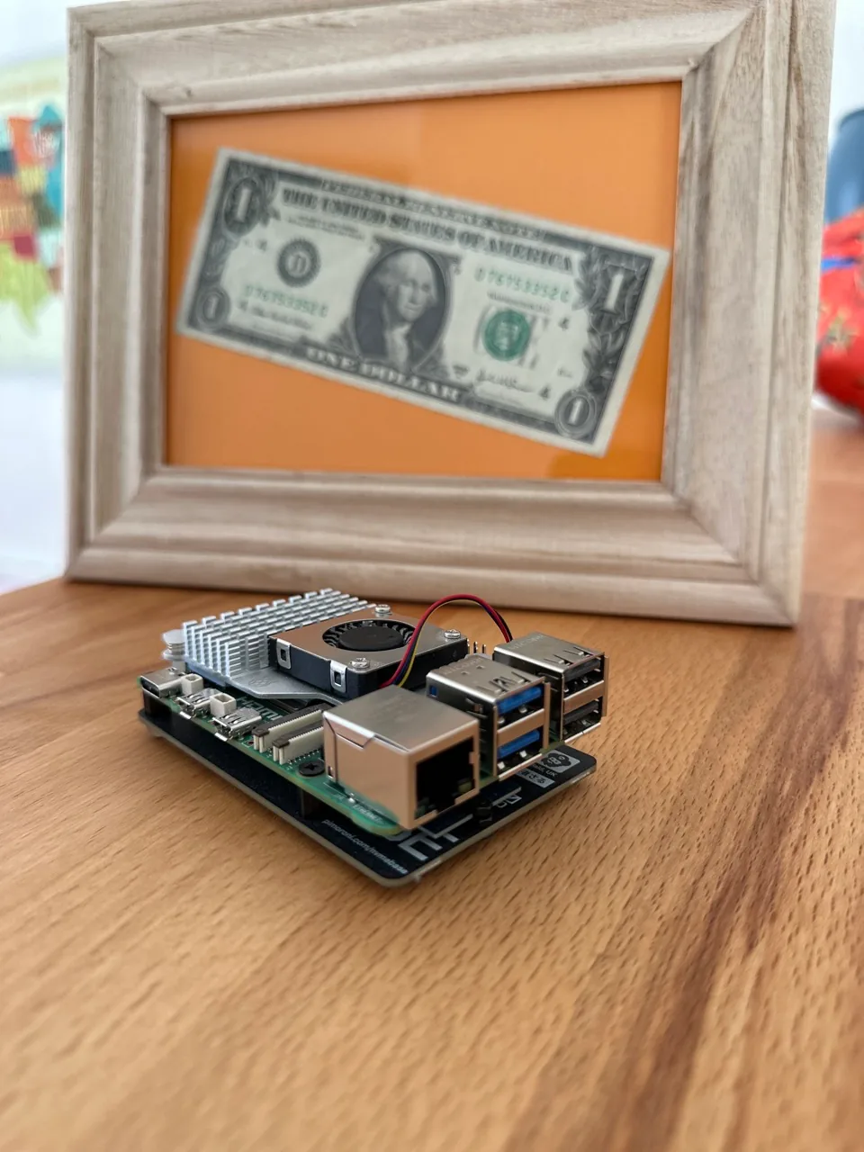 Raspberry Pi 5 serving as BTC node
